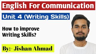 How to improve writing Skills  English For Communication RGPV [upl. by Sarine]