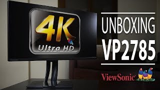 ViewSonic VP27854K UHD 27” Review Piezas y Montaje Monitor Profesional [upl. by Hughett]