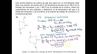 Ciclo Brayton ideal simple [upl. by Idnyl710]