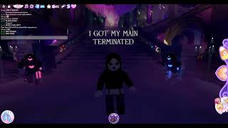 MY MAIN ROBLOX ACCOUNT GOT TERMINATED [upl. by Det]