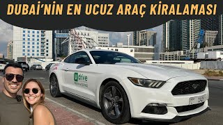 Mustang Kiraladık Gazladık Dubainin En Ucuz Araç Kiralaması [upl. by Grunberg]