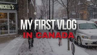 My first vlog in Canada [upl. by Aicilaanna]