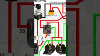 Relay 5 pin connectionautomobile 🚗 [upl. by Esta]