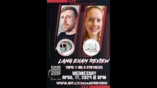 Lang Review 1YouTube LiveApril 17 2024 [upl. by Esylla979]