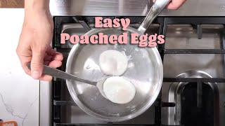 Easy Poached Egg  Kenjis Cooking Show [upl. by Eirrak]