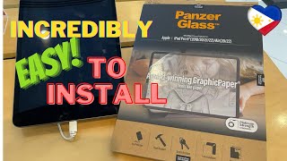 Easy Instore Installation PanzerGlass Graphic Paper  Apple iPad [upl. by Oilla907]