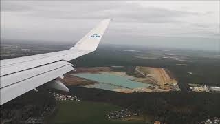 Landing DRS Dresden Airport  KLM Embraer 175  PHEXS  KL1809 [upl. by Idaf]