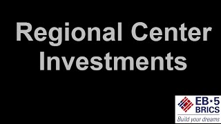 EB 5 Visa Regional Center Investment [upl. by Alvie]