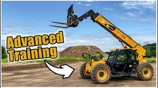 How to Drive a Forklift  Advanced  Telehandler Forklift Training [upl. by Darryn874]