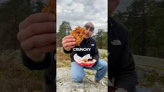 FRIED CHICKEN NATURE TALK ❤️‍🔥🍗 food friedchicken outdoorcooking [upl. by Aliakim852]