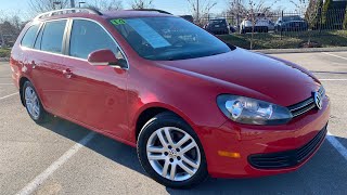 2014 Volkswagen Jetta Sportwagen TDI POV Test Drive amp 109K Review [upl. by Annaujat]