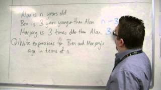 GCSE Maths from Scratch 1301 Forming Algebraic Expressions [upl. by Asenav]