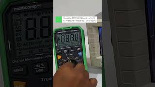 How to measure Frequency and Duty Cycle using Multicomp Pro MP730678 [upl. by Zumstein299]