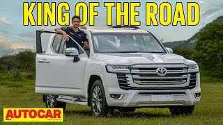 Toyota Land Cruiser LC 300 review  King of the road  First Drive  Autocar India [upl. by Gilberte]