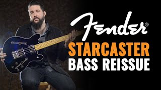 Fender Starcaster Bass Reissue  CME Gear Demo  Marc Najjar [upl. by Aidile]