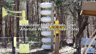 Modulator 6048 Tornado Siren Alternate Wail Siren Head Tone [upl. by Ivor]