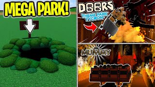 Theme Park Tycoon 2 MEGA PARK but its UNDERGROUND [upl. by Suivatco]