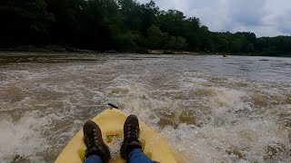 MEGA RIVER ADVENTURE  KAYAKING GEORGIAS FLINT RIVER  SMALL RAPIDS AND LOADS OF FUN [upl. by Sibyl550]