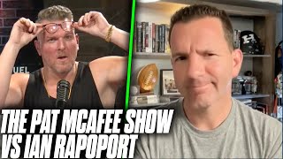 The Pat McAfee Show vs Ian Rapoport Best Moments [upl. by Roath]