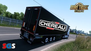 ETS2 143 Chereau v10 Trailer Mod [upl. by Birck170]