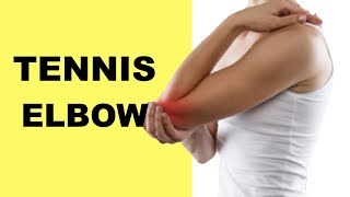 Tennis Elbow Tendonitis Exercises Lateral Epicondylitis and Rounded Shoulders [upl. by Dougherty831]