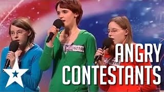 Acts With Attitude 5 Angriest Contestants on Got Talent HD [upl. by Perren]