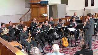 quotInternational Conference Military Band Inspectorsquot  Ensemble KMKJWF Haagse liedjes amp De Omniband [upl. by Gustav279]