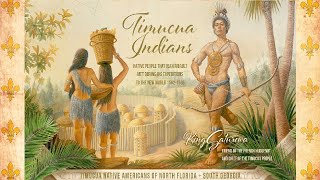 Chief Saturiwas Timucua Chiefdom  French Protestant Huguenot Florida USA settlement in 156465 [upl. by Dnalram915]