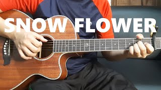 Snow Flower  V feat Peakboy  Cover Guitar Fingerstyle [upl. by Auqenes]