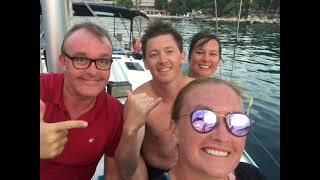 Croatia to Montenegro Flotilla sailing  July 2018 [upl. by Ikcaj]