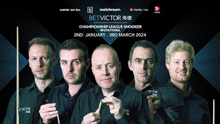 WATCH LIVE  2024 CHAMPIONSHIP LEAGUE SNOOKER  INVITATIONAL  TABLE 2 [upl. by Neerual]