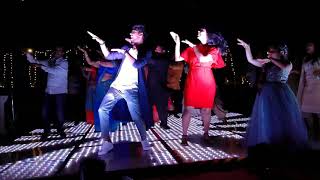 Family group dance on Telugu song family party on sangeet wedding [upl. by Uba]