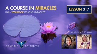 ACIM Workbook Lesson 317  Intuitively unpacked and explained holographically [upl. by Esialb541]