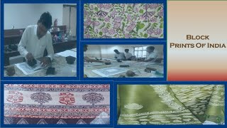 Block prints of India  handloom weaving  Indian handicrafts category of handicrafts part 2 [upl. by Atilol]