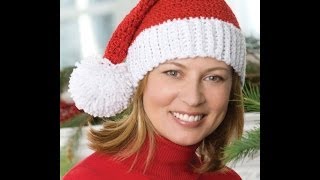 How to Crochet Santa Hat  Video One [upl. by Enilekaj429]