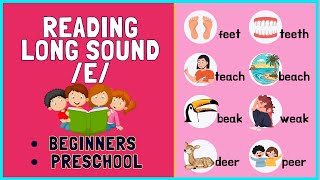 Filipino Phonics  Reading Long Sound Words Long E  Learn to Read [upl. by Aloin532]