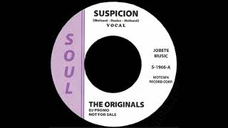 The Originals  Suspicion  US Soul Records  DJ Copy 1966 [upl. by Fauman160]