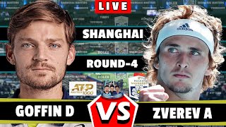 A Zverev vs D Goffin • Shanghai Masters ATP 1000 2024 Round 4 Zverev Goffin tennis ATP [upl. by Yhotmit]