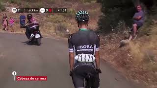 vuelta a espana 2017 stage 14 sierra de la pandera [upl. by Ahsikram297]