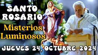 🙏🏻SANTO ROSARIO EN LATÍN MISTERIOS LUMINOSOS Octubre 24 2024 [upl. by Benjamin]