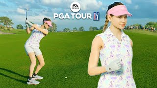 A NEW CAREER BEGINS  EA Sports PGA Tour Female Career Mode  Part 1 [upl. by Garrett]