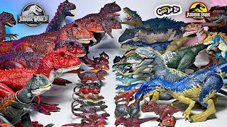 NEW 2024 Carnotaurus VS Allosaurus Collection Jurassic World Dinosaurs Collection Battle [upl. by Anyrb]