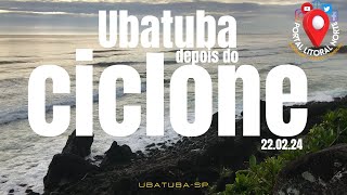 UBATUBA HOJE APÓS O CICLONE AKARÁ [upl. by Noam]