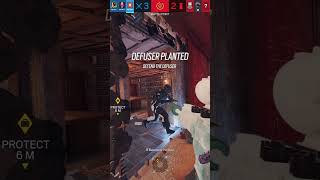 ULTIMATE POST PLANT ☝ shorts rainbowsixsiege r6 siege [upl. by Eltrym451]