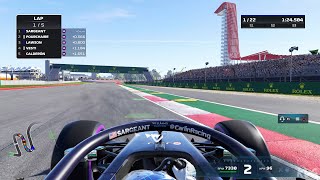 F1 22  Logan Sargeant  F2 Gameplay PS5 UHD 4K60FPS [upl. by Leopold]