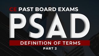 CE Past Board Exam Problems PSAD 2010  2023  Part 2 [upl. by Yeliak]