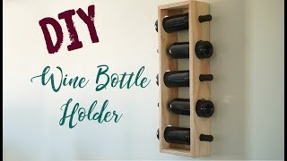 ✔Easy DIY Wine Bottle holder [upl. by Hoy279]