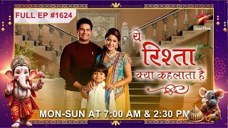 Karishma ne घर छोड़ diya Full Episode1624Yeh Rishta Kya Kehlata Hai [upl. by Suehtomit]