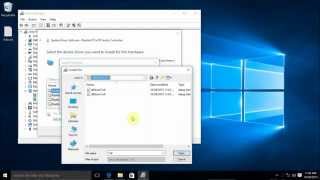 How To Install a Windows 10 Driver using an INF File [upl. by Garibull]