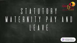 Statutory Maternity Pay and Leave SMP MFJ023 [upl. by Wohlen]